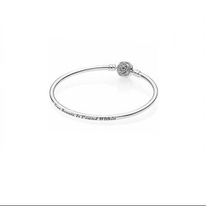 Authentic Pandora Beauty and the Beast Rose Bangle